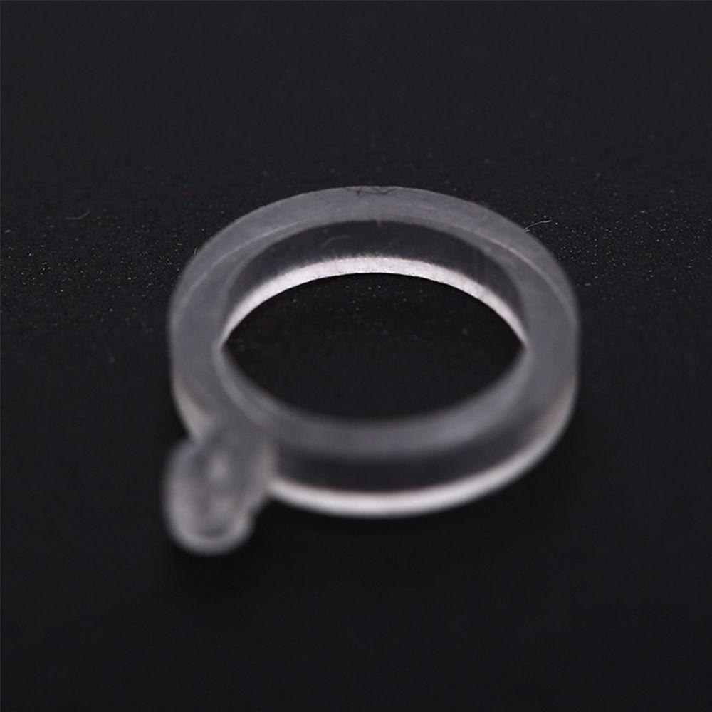 Set 100 Hạt Mồi Câu Cá PE Màu Trắng Trong Suốt Tiện Dụng