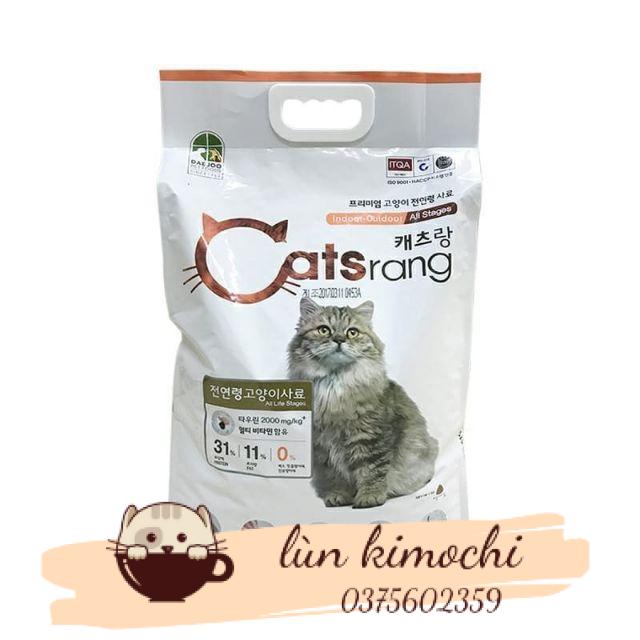 Bao 5kg hạt catsrang thức ăn viên cho mèo