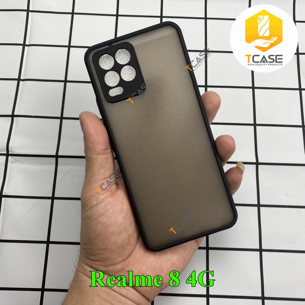 Ốp lưng nhám chống sốc dành cho Realme 8 4G/ 8 Pro in hình nhiều mẫu đẹp