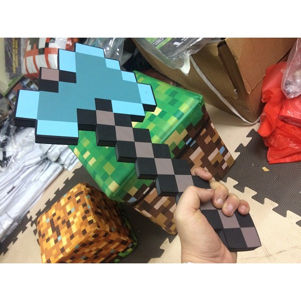 Rìu kim cương minecraft