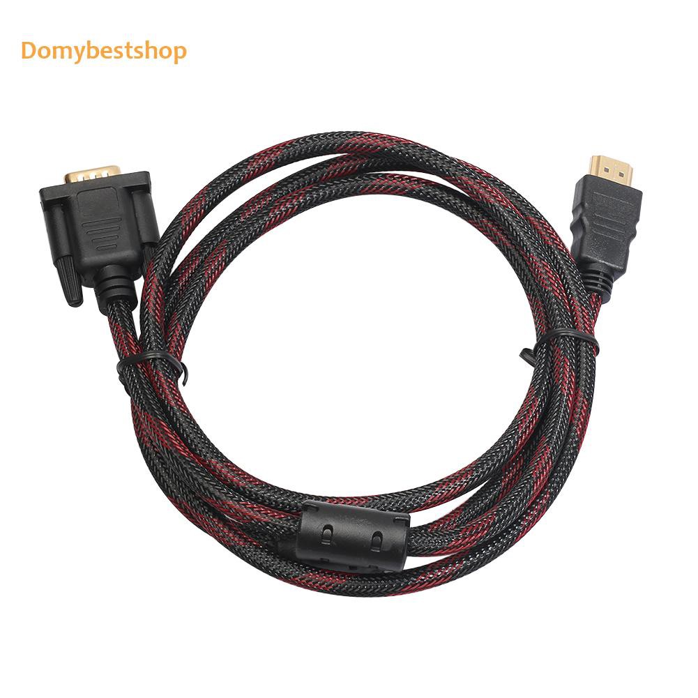 Cáp chuyển đổi đầu hdmi sang vga 15 chân với cáp âm thanh usb cho hdtv