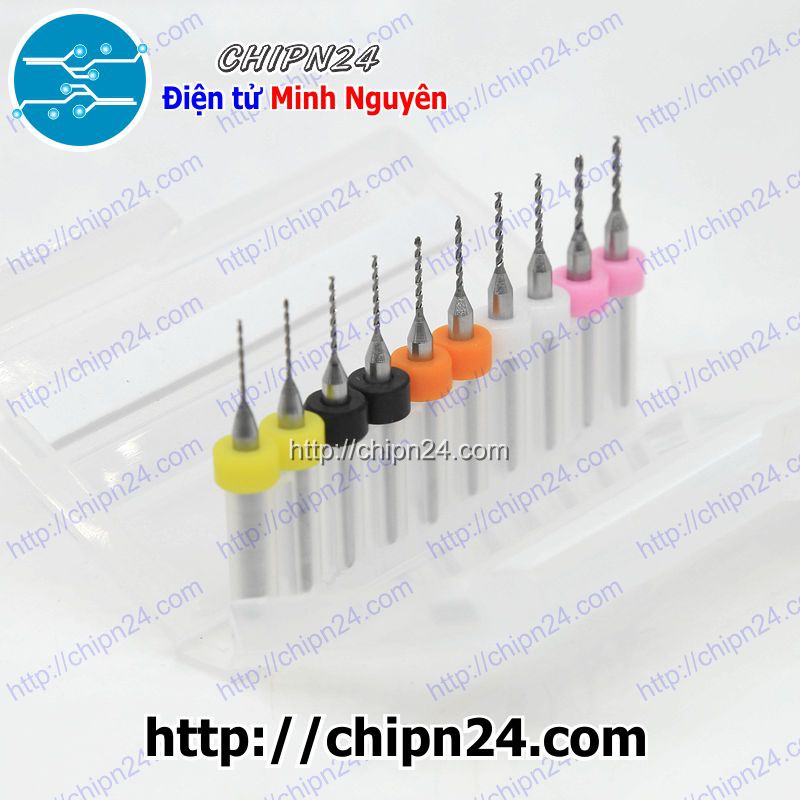 [1 CÂY] Mũi khoan mạch in CNC 2.7mm (Mạch điện tử, PCB)