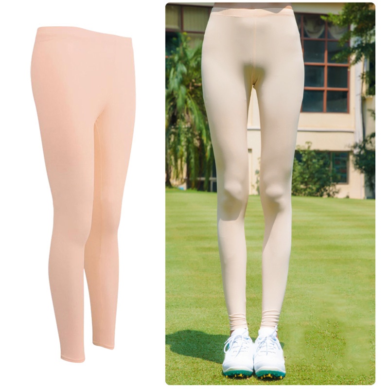 Quần Legging Thể Thao Làm Mát Bằng Lụa Lạnh Chống Nắng Cho Nữ