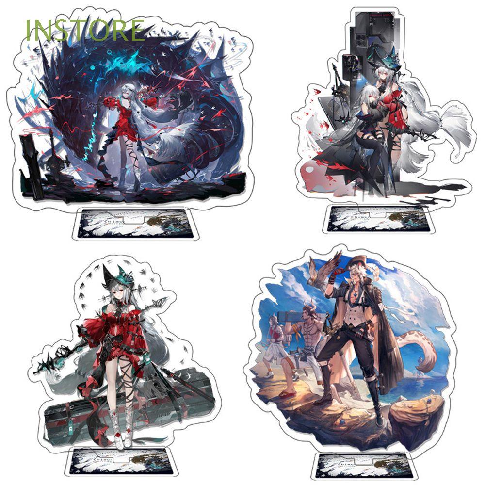 Mô hình nhân vật standee game ARKNIGHTS mica in hình anime chibi trang trí trưng bày