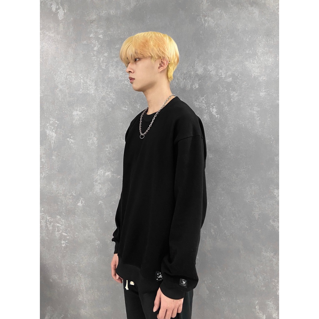 Sweater SUSTORE Áo Sweater Oversize Odin Basic, áo nỉ dài tay Unisex ODIN CLOTHING dày ấm