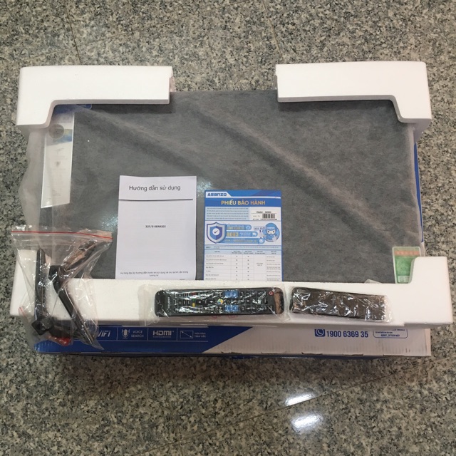 Tivi Smart tv Asanzo 32 inch wifi internet remote giọng nói