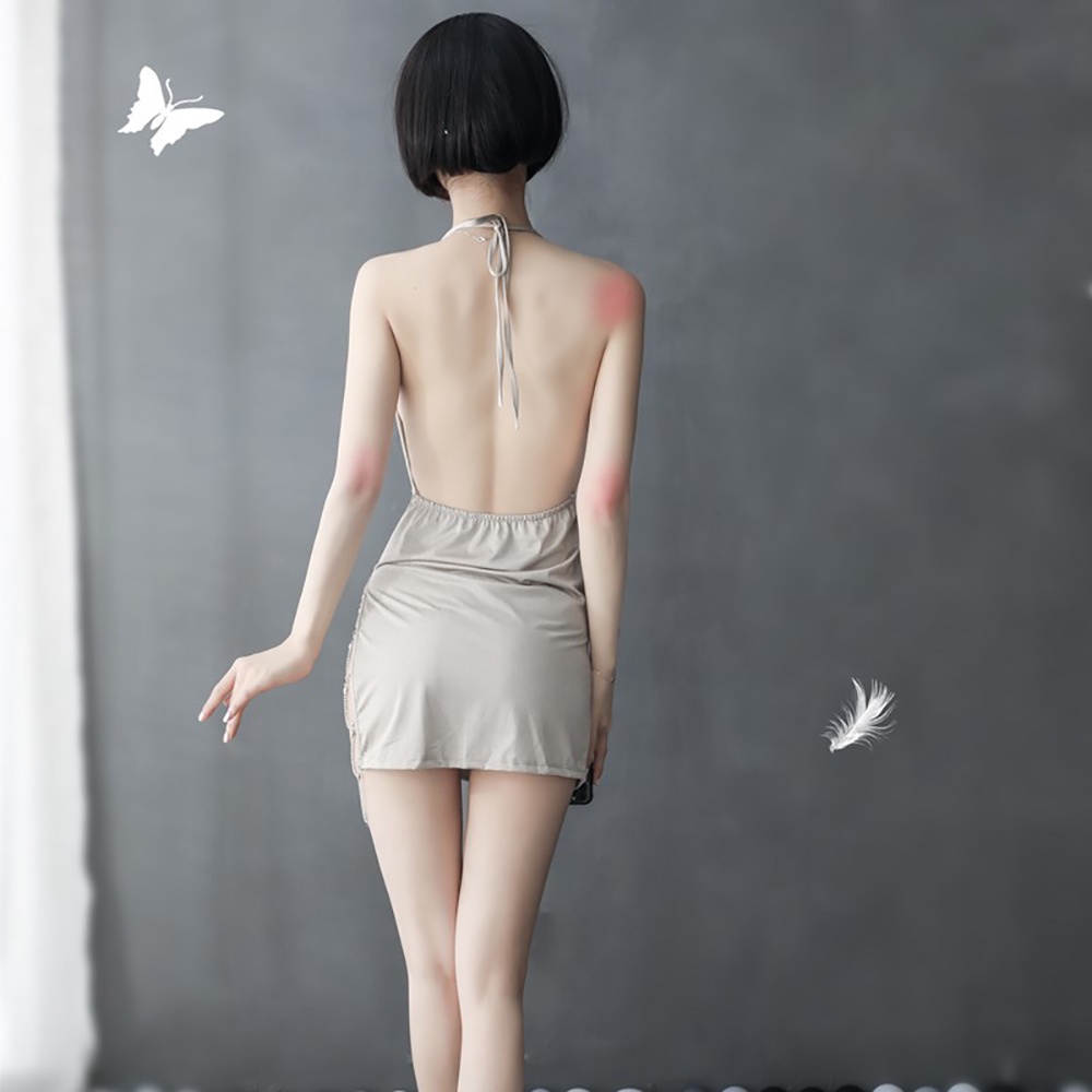 Aubrey Bộ Đồ Ngủ Áo + Chân Váy Quyến Rũ Cho Nữ | BigBuy360 - bigbuy360.vn