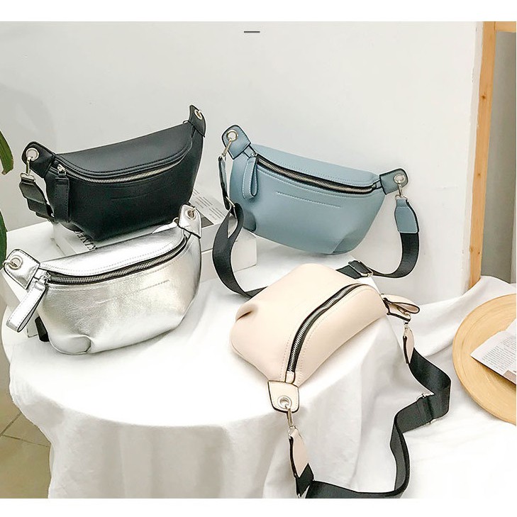 Túi đeo chéo trước ngực trẻ trung năng động da siêu mềm DC06 túi bao tử Chip Xinh Bag | BigBuy360 - bigbuy360.vn