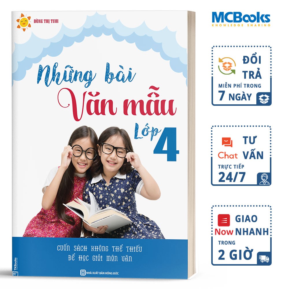 Sách - Những Bài Văn Mẫu Lớp 4 Giá Mới - MCBooks