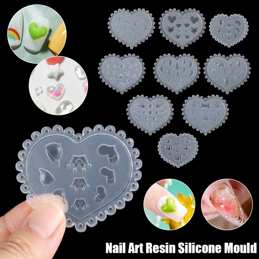 Khuôn Silicone Tạo Hình Hạt Cườm 3D Trang Trí Móng Nghệ Thuật|Khuôn Làm Epoxy Thiết Kế Độc Đáo Tiện Dụng