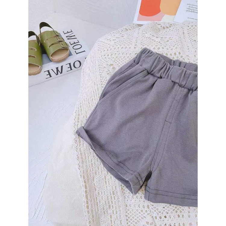 Đồ bộ bé trai bé gái mặc đều xinh in chữ Rouje, Bộ cộc tay chất cotton mịn mát cho bé từ 6-28kg Moobaby shop