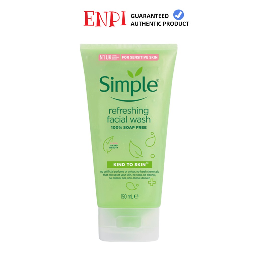 [Mã 1911FMCGSALE giảm 8% đơn 500K] Sữa rửa mặt Simple Refreshing Facial Wash