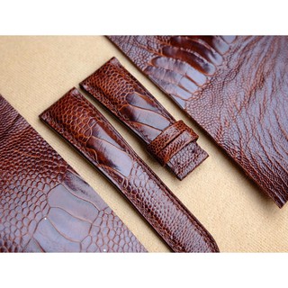 Dây đồng hồ da đà điểu cao cấp da thật đủ size