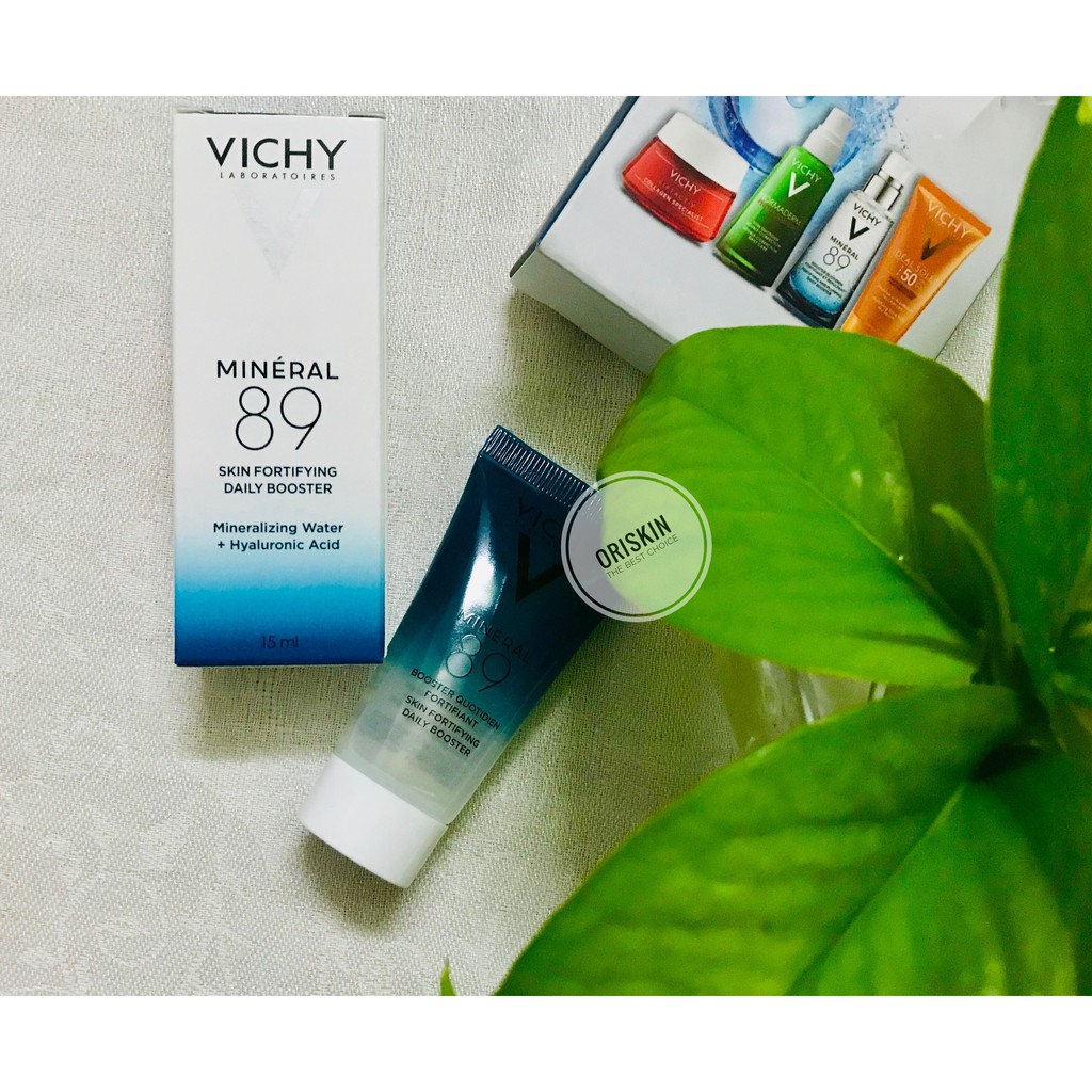 Minisize Vichy Chính Hãng- Dưỡng Chất Khoáng Cô Đặc Phục Hồi Và Bảo Vệ Da Vichy Mineral 89 15Ml