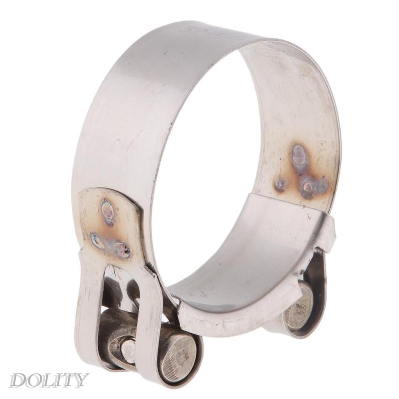 Vòng Kẹp Ống Pô Giảm Thanh 32-35mm Bằng Thép Không Gỉ Cho Xe Mô Tô