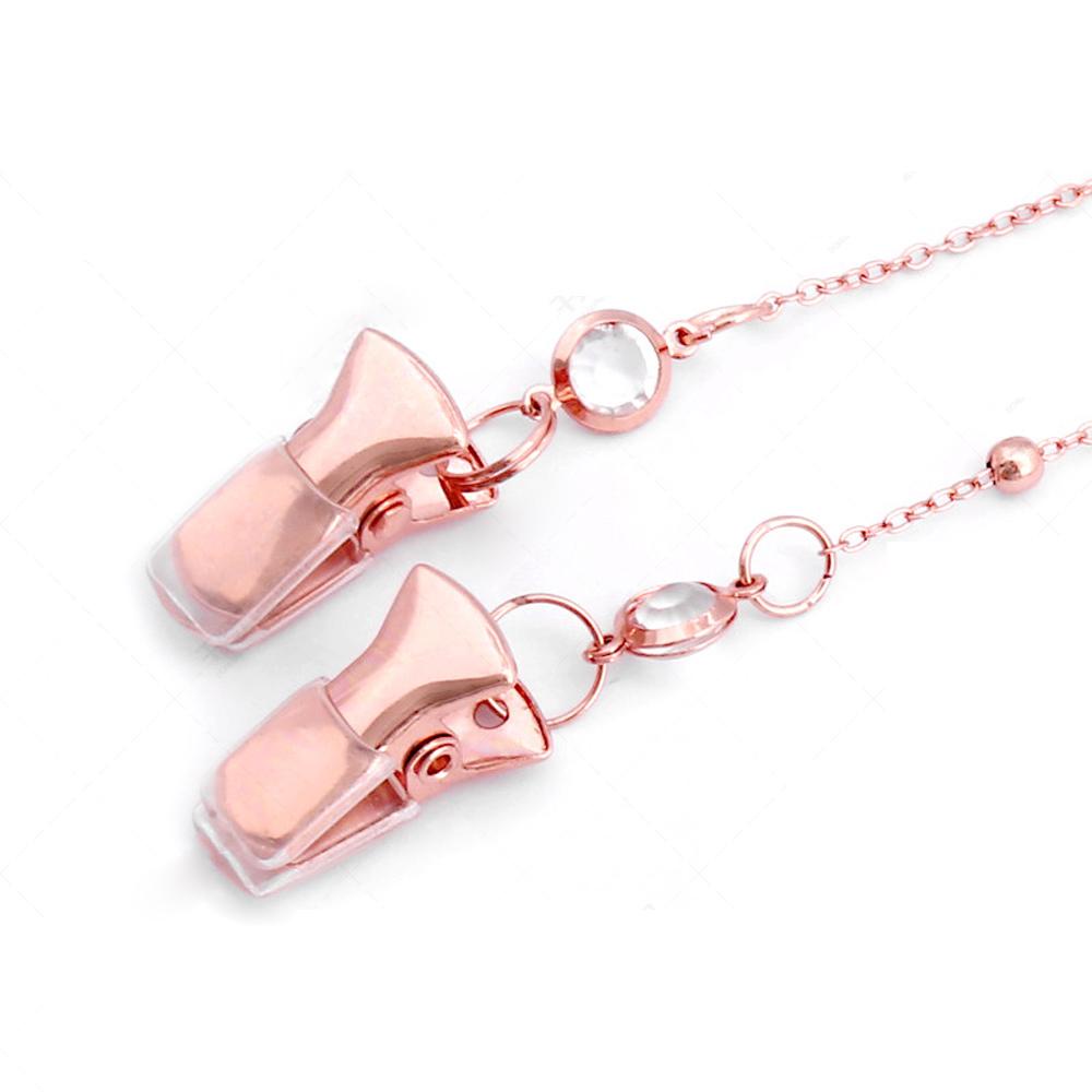 IVORY Dây Chuỗi Giữ Kính Đeo Mắt Xỏ Hạt Kim Loại Dành Cho Nam Nữ