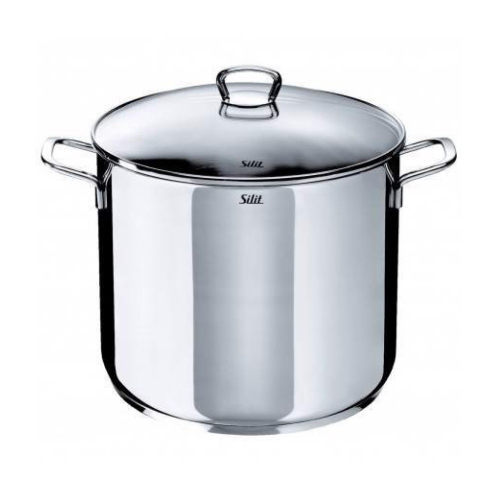 Nồi luộc gà Silit 28cm dung tích 12L - Dùng cho mọi loại bếp, chất liệu inox 18/10 [Hàng Đức]