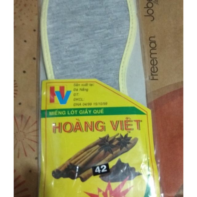 Miếng lót giày mùi quế nam