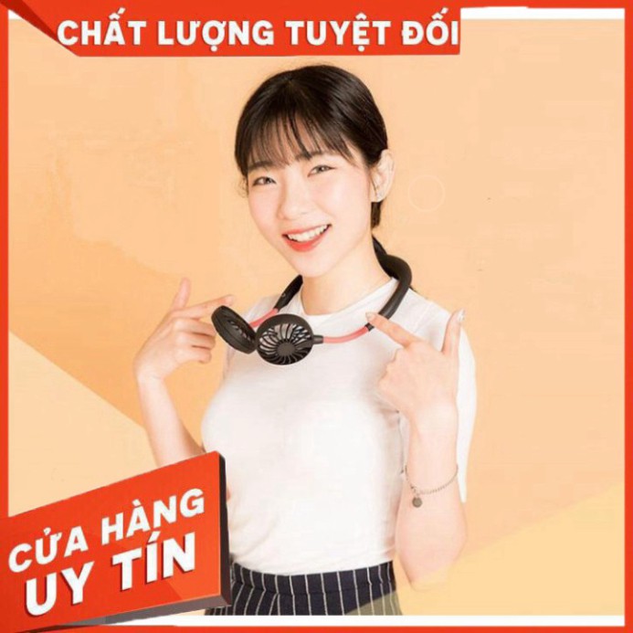 🌦️Bảo Hành 3 Tháng🌦️ Quạt Mini Mùa Hè Đeo Cổ Tích Điện Gấp Gọn, Điều Chỉnh Hướng Theo Ý Muốn Tiện Dụng- VietShop