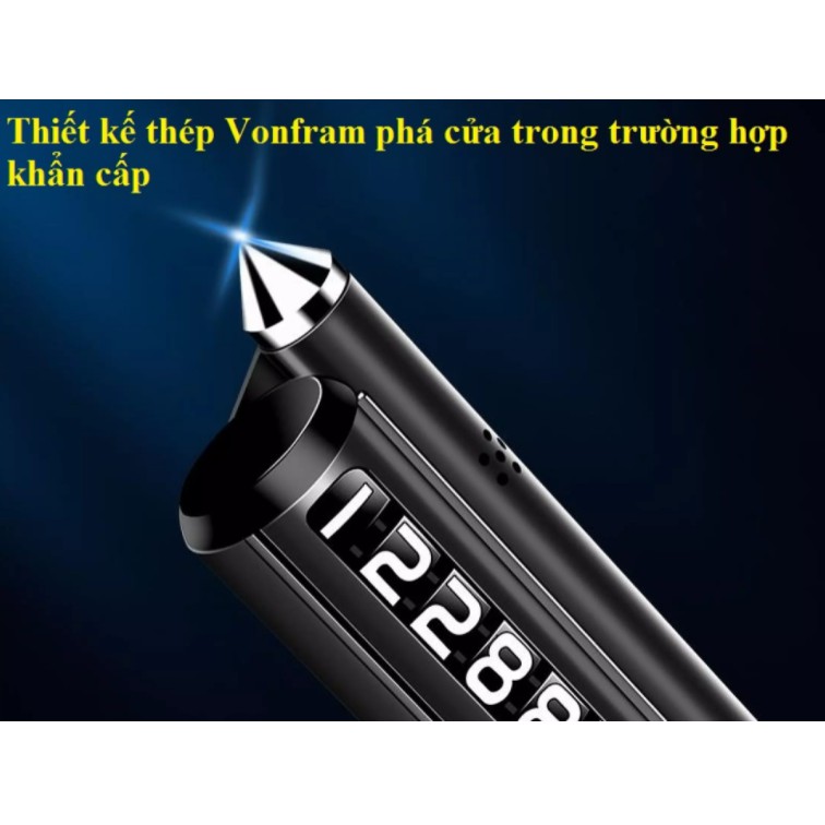 Bảng để số điện thoại trên ô tô có chức năng phá kính thoát hiểm kiêm giá đỡ điện thoại tiện dụng. có chỗ để tinh dầu | BigBuy360 - bigbuy360.vn