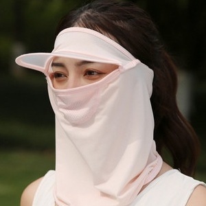 Mũ Chống Nắng Kèm Khẩu Trang Bảo Vệ Cổ Thời Trang Mùa Hè Dành Cho Nữ