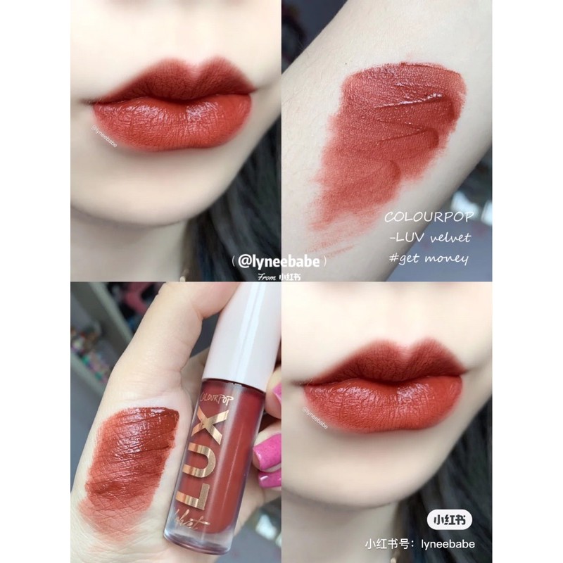 Son kem Colourpop Lux Liquid Lip màu Puddin', Get Money