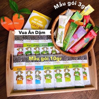  (Mẫu Mới 3gr) Bột Rau Củ DalaHouse cho bé ăn dặm gói nhỏ 3g 10g