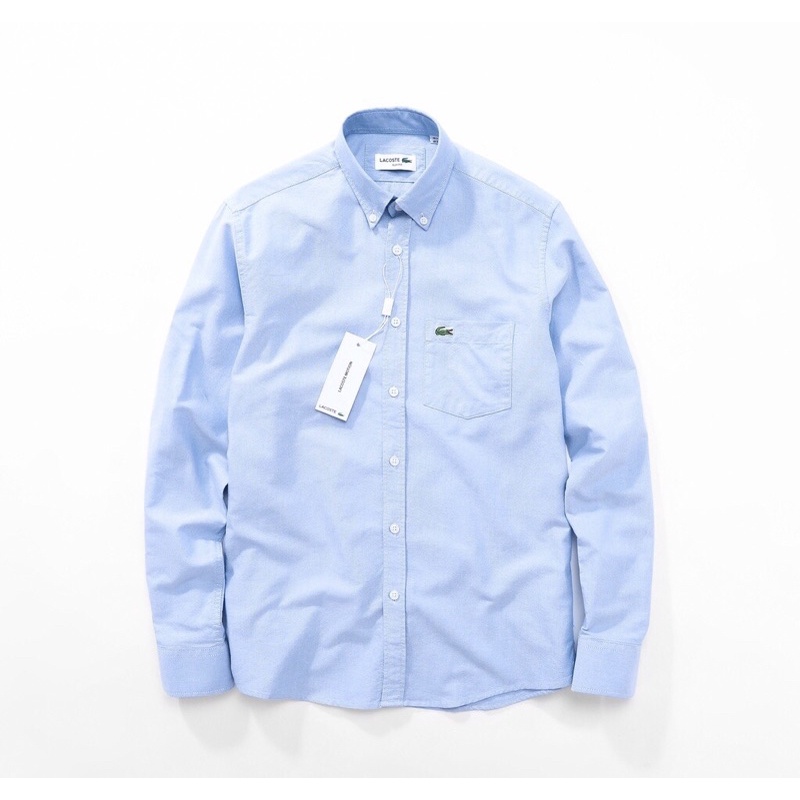 Áo sơ mi nam L.a.c.o.s.t.e XK vải oxford chuẩn, siêu đẹp