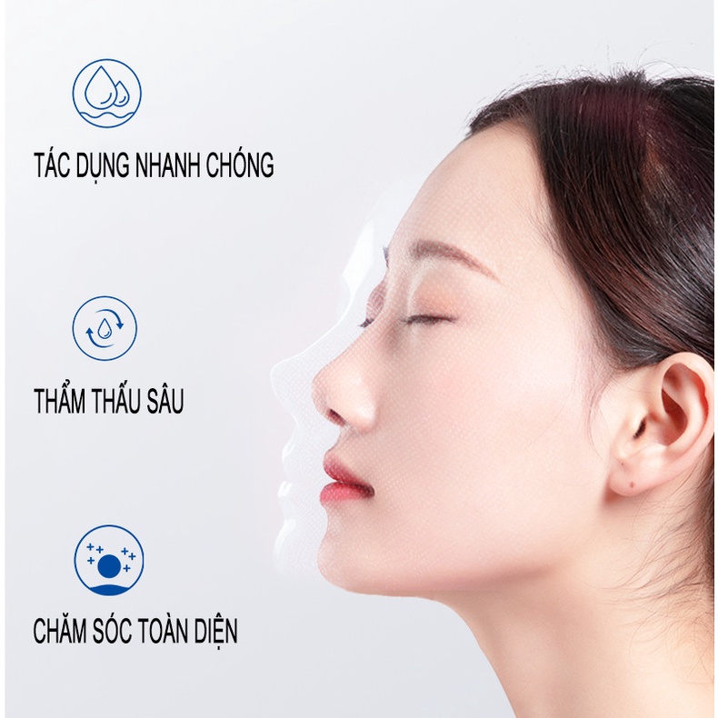 Mặt nạ bùn HA Bioaqua Cấp ẩm, căng mọng, dành cho da dầu, da khô MOCCO Nội địa trung