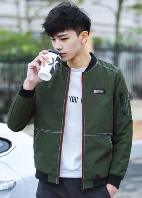 Áo khoác dù thời trang nam Bomber