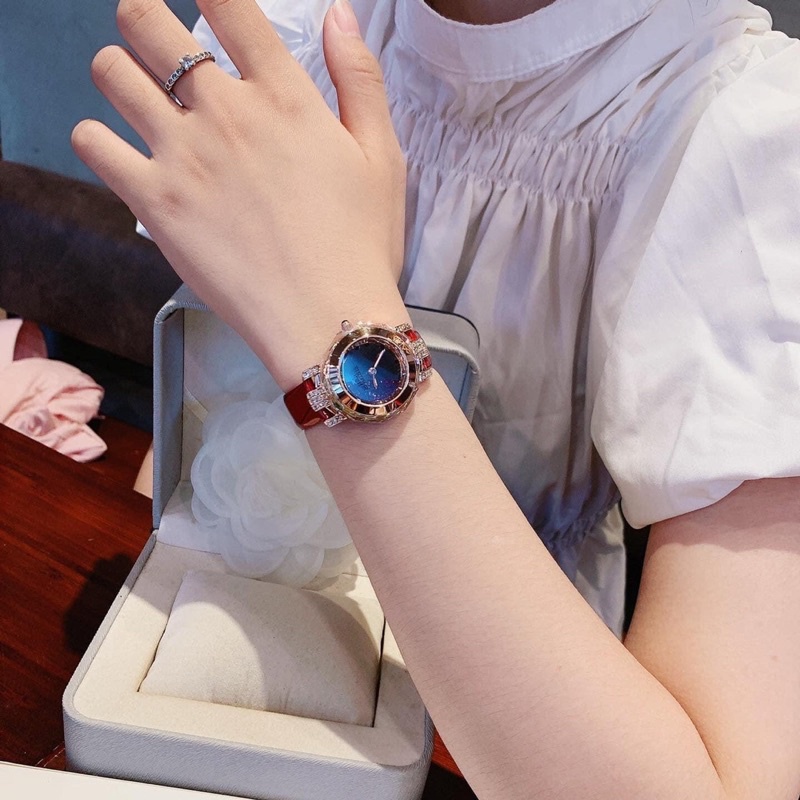 Đồng hồ Melissa nữ F1580 phiên bản đá rơi 32mm