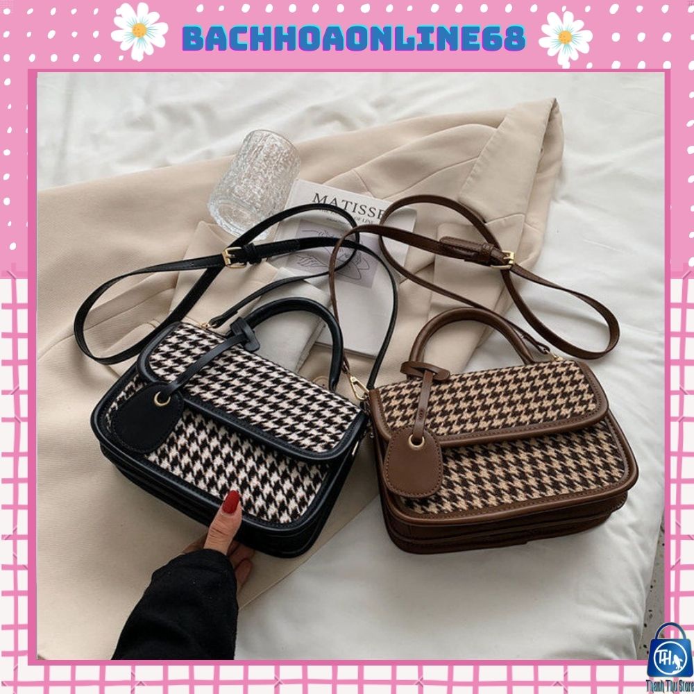 Túi xách đeo chéo nữ đẹp đi chơi 3 ngăn dạ én Bachhoaonline68 590