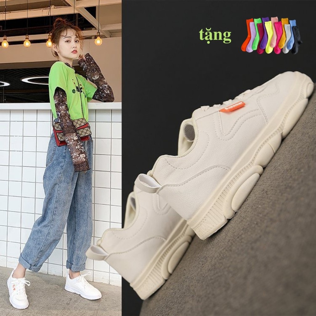 Giày Thể Thao Nữ QJ64 Superme Kiểu Dáng Thời Trang Mới Siêu Đẹp