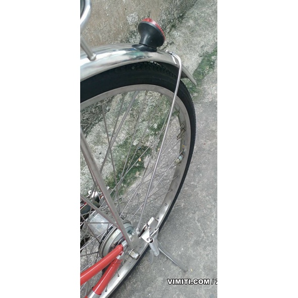 Xe đạp BAA chính hãng, dây curoa,đùm năng lượng mặt trời, 3 số tự động