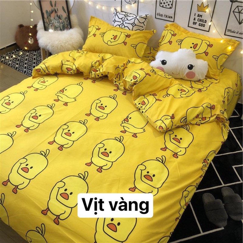 Bộ Ra Giường 4 Món Vịt Vàng