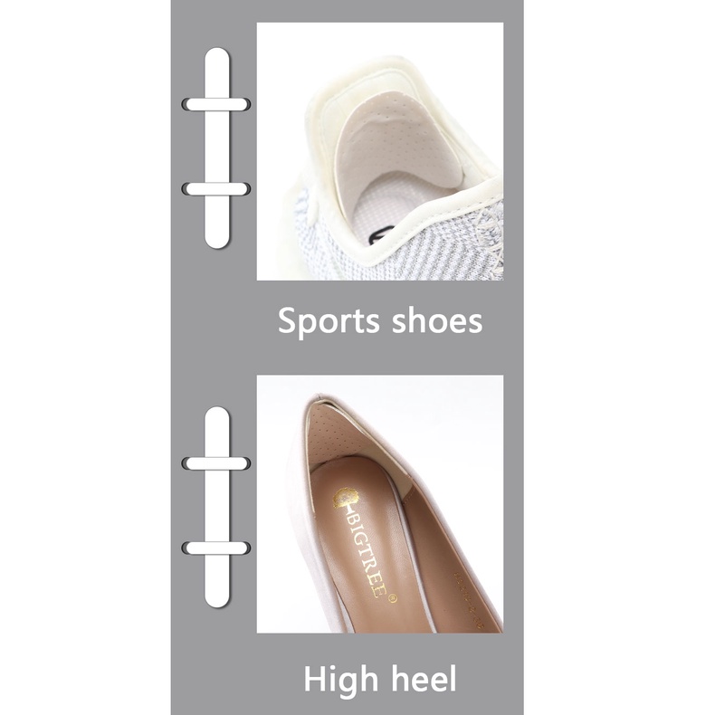 Set 4 Miếng Dán Bảo Vệ Gót Giày Cao Gót Chống Trượt Tiện Lợi