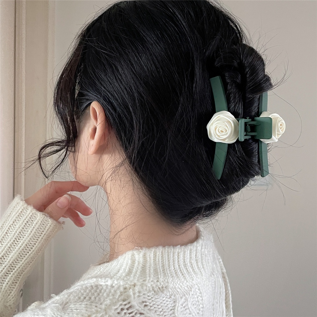 Kẹp TóC HìNh Hoa ĐíNh Kim Cương Giả ThờI Trang Cho Nữ