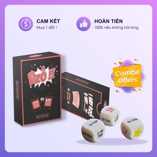 Combo drinking game “Dzô” kèm 3 viên xúc xắc nhậu nhẹt uống nốc out vui vẻ với bạn bè, đem lại cảm xúc gần gũi