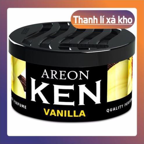 Sáp thơm hương vani – Areon Ken Vanilla (Ngọt nhẹ) - NHẬP KHẨU CHÍNH HÃNG BULGARIA + tặng kèm khăn lau xe