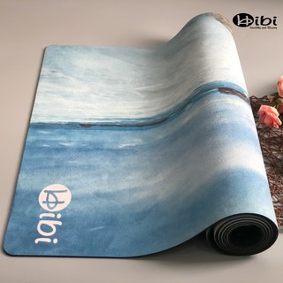 Thảm tập yoga 3D Đá cân bằng chiều dày 1mm - 3mm Hibi sports - Siêu bền và Chống trượt