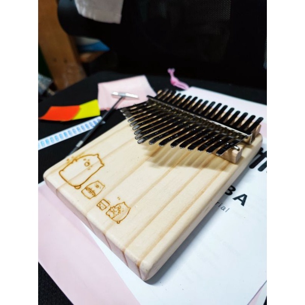 Đàn kalimba 17 phím mẫu mèo quào