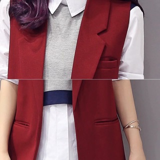 Áo vest dáng dài