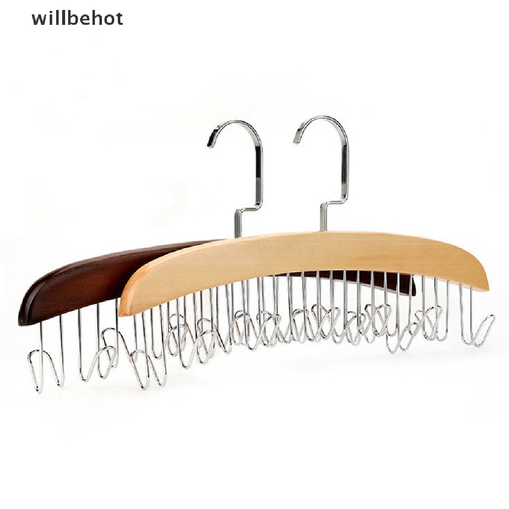 Móc treo thắt lưng bằng gỗ đa năng 12 / 24 inch