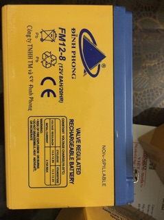Ắc quy Đỉnh Phong 12V - 8Ah mới