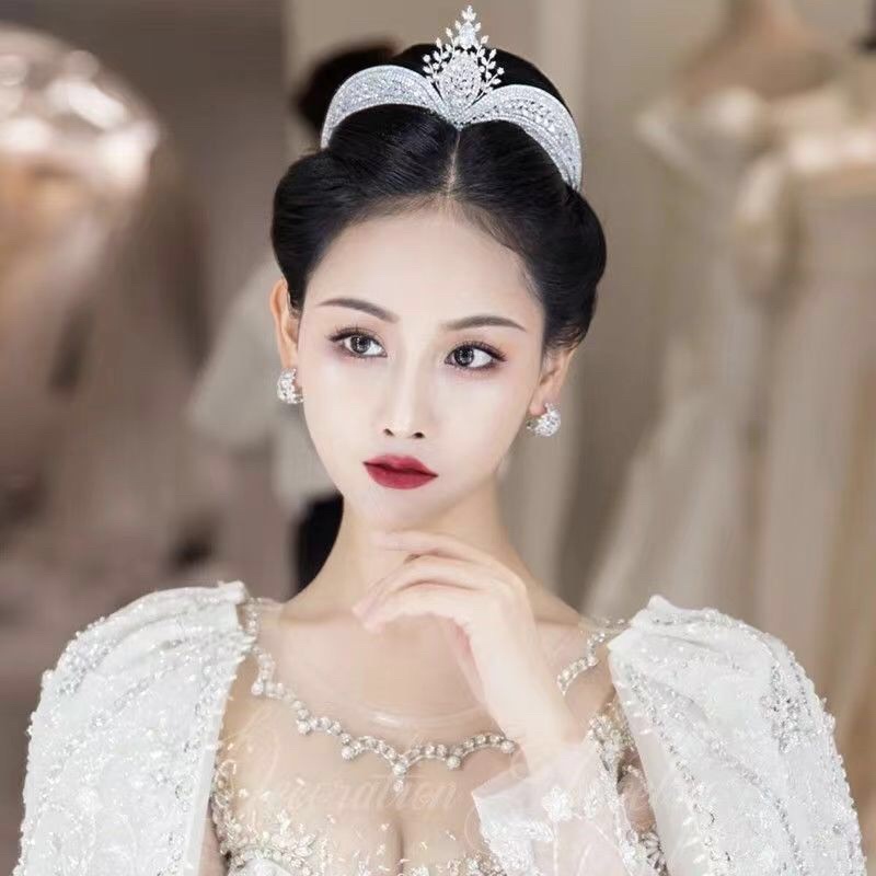 vương miện cao cấp, vương miện cài tóc cô dâu