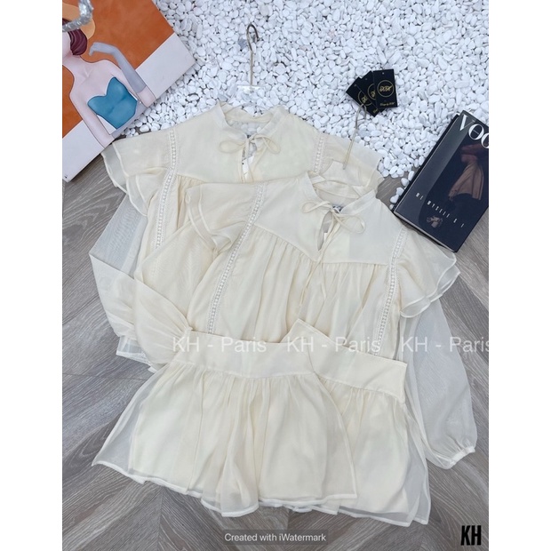 Set tơ óng nhẹ nhàng bồng bềnh