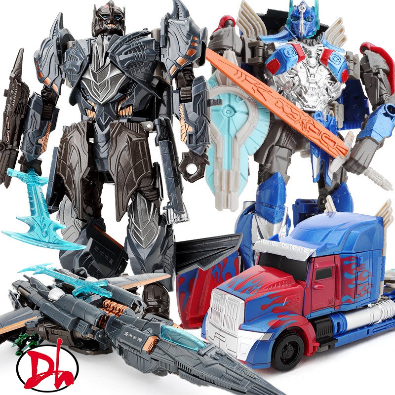 Mô hình Lắp ráp Đồ chơi robot biến hình Transformers Optimus Prime, Bumble bee, Khủng long, Xe tăng, Máy bay, cảnh sát