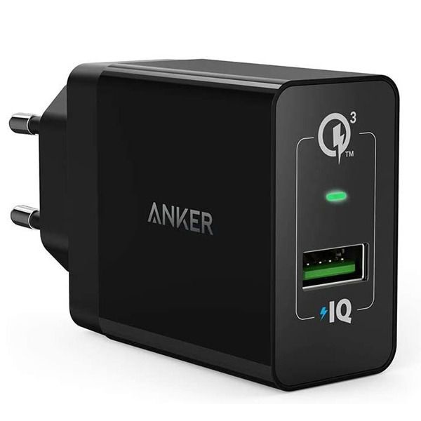 [ELHA GIFT] SẠC ANKER 1 CỔNG 18W QUICK CHARGE 3.0 (CÓ POWERIQ) - [POWERPORT+1] - A2013