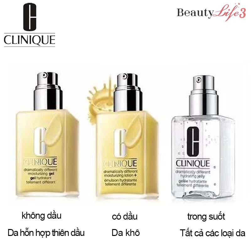 Kem dưỡng ẩm Clinique dramatically different moisturizing gel/hydrating jelly【125ml】