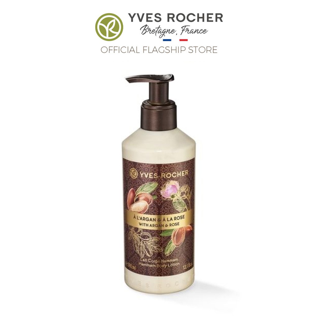 Sữa Dưỡng Thể Yves Rocher Argan Rose Retals Hammam Body Lotion 390ml | BigBuy360 - bigbuy360.vn